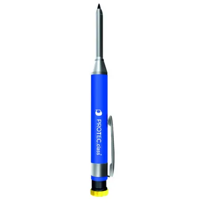PROTEC.CLASS Ersatzminen PTMEGE für Tieflochmarker PTMS | 6 Stück | Gelb | Non-permanent | Für nasse & trockene Flächen