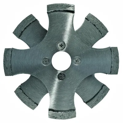 PROTEC.CLASS Diamant-Trennscheibe 125mm | Schlitzfräse 28mm | für Ziegel, Beton, Kalksandstein | hohe Standzeit