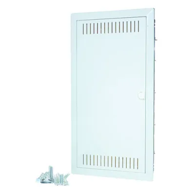 Protec.class Kommunikationsverteiler PUPHWV 56-4K | Unterputz/Hohlwand | 4-reihig | 12-fach Patchfeld | 400V | Weiß