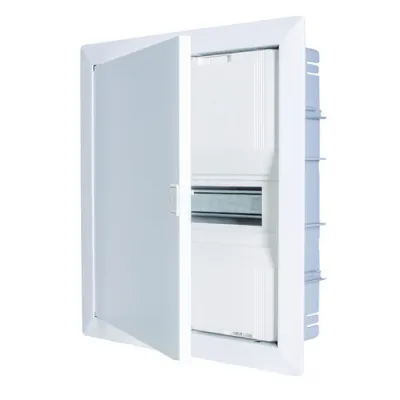 PROTEC.CLASS UP-Verteiler PUV 14-1N 214227 | Unterputz | 1-reihig 14TE | Stahlblechtür | 63A | IP30 | plombierbar