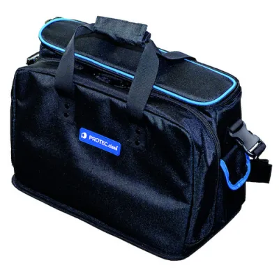 PROTEC.class Werkzeugtasche PWTK Kombi 054802 | Nylon | spritzwassergeschützter Boden | Laptopfach | Schwarz