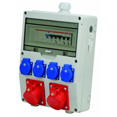 PROTEC.CLASS PWVAP2X16FI Wandverteiler 2x16A mit Fi