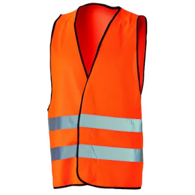 PROTEC.CLASS Warnweste PWWO | Sicherheitsweste EN ISO 20471 Klasse 2 | 2 Reflexstreifen | Polyester | orange
