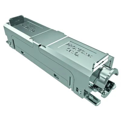 PROTEC.NET Verbindungsmodul PNVM6A Cat.6a | werkzeuglos | geschirmt | 10 Gigabit | 4PPoE | AWG22-24 | Kompakt
