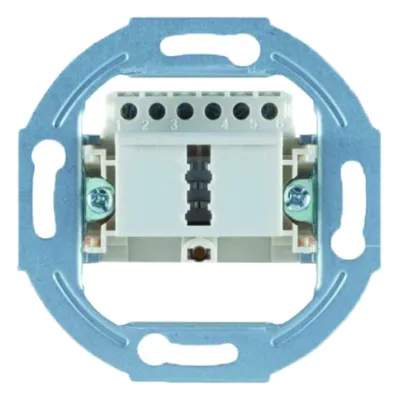 PROTEC.NET TAE Anschlussdose PTAE-U | Telefon Unterputz 6-fach Universal | 1 Buchse | ohne Abdeckung | reinweiß