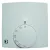 Bild: Protec.class Raumtemperaturregler PRTR 100 PROFLAT | superflach 13,9 mm | 5–30 °C | IP30 | wandmontierbar | grau