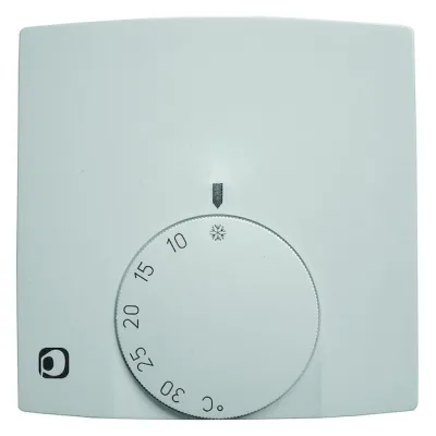 Protec.class Raumtemperaturregler PRTR 100 PROFLAT | superflach 13,9 mm | 5–30 °C | IP30 | wandmontierbar | grau