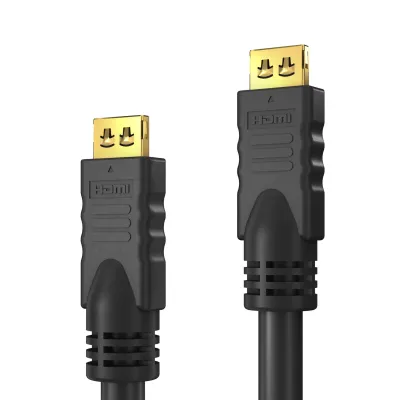 PureLink HDMI Kabel 15m PI1000-150 | 4K UltraHD HDMI 2.0 High Speed | 18 Gbps | vergoldete Kontakte | Schwarz