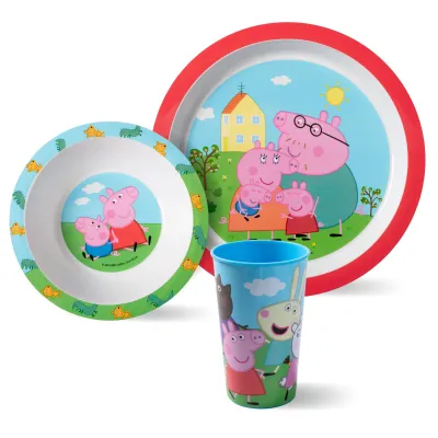 P:OS Frühst.set Peppa Pig 3tl