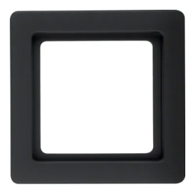 Berker Rahmen 1-fach Q.1 10116086 | Abdeckrahmen Unterputz | Kunststoff Duroplast | matt lackiert | anthrazit