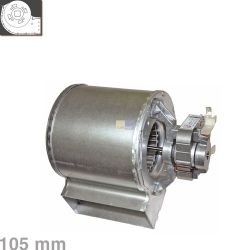 Querstromlüfter 105mm TypA Motor rechts 241111 AEG, Electrolux, Juno, Zanussi