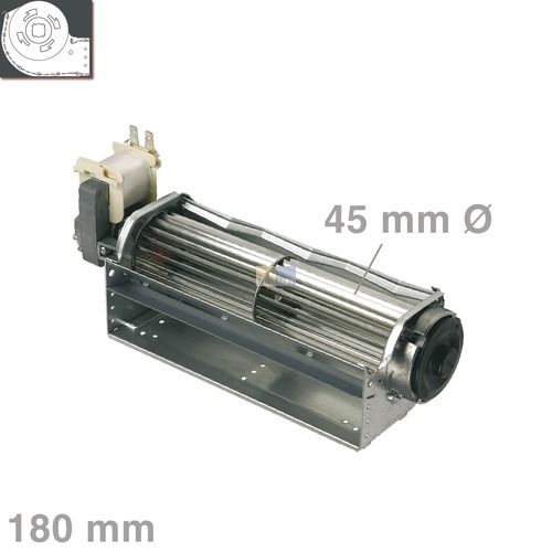 Bild: Querstromlüfter 180mm TypA Motor links QLK45/0018A152 für Nachtspeicher 166604