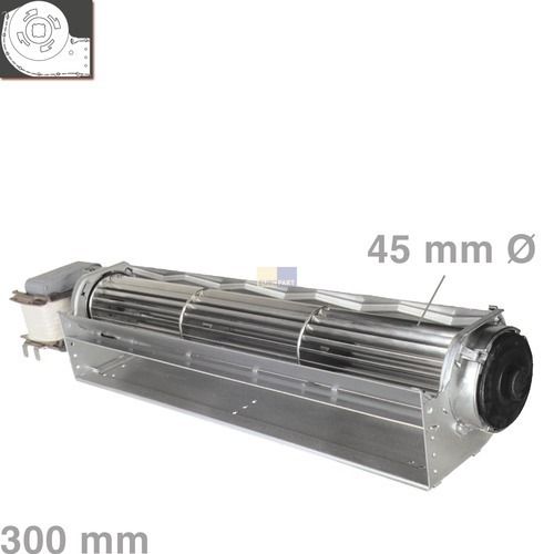 Bild: Querstromlüfter 300mm TypA Motor links QLK45/0030A37 für Nachtspeicher