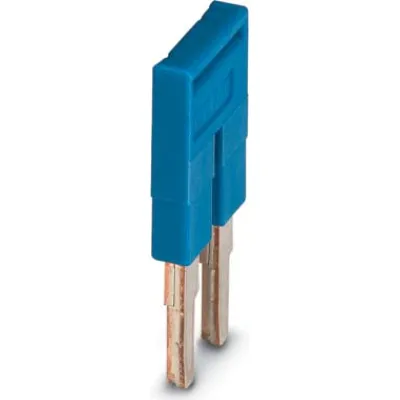 PHOENIX Contact Steckbrücke FBS 2-6 BU 3036932 | 2-polig | steckbar | 6,2 mm Rastermaß | 32A | 500V | isoliert | blau