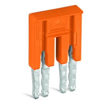 WAGO Brücker 282-432 | 2-fach Querverbinder | isoliert | 30A | steckbar | 500V | orange