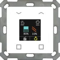 KNX Jalousie Steuerungen mit Display Einsätze