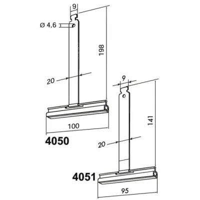 Rademacher Befestigungsfeder ab SW50 9600 00 17 190mm kunststoffbeschichtet zum 