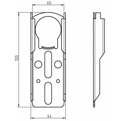 Rademacher Gegenlager 4020 für Fertigungskasten Rademacher Gegenlager 4020 für F