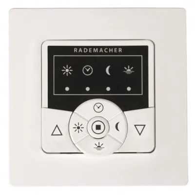 RADEMACHER Jalousiesteuerung 5615-AL Troll Basis DuoFern | Funksteuerung Rohrmotor | Unterputz | max. 900W | Aluminium