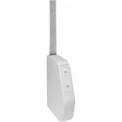 HOMEPILOT Elektrischer Gurtwickler Aufputz 1510-UW | RolloTron Schwenkwickler | bis 30 kg | 23 mm Gurt | Weiß