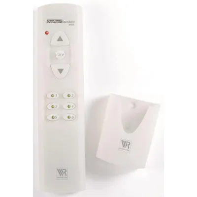 Rademacher DuoFern Handsender 9491 | 6-Kanal Funkfernbedienung | 434,5 MHz | cremeweiß | inkl. Wandhalterung