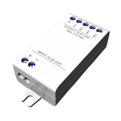 Radium Steuereinheit CBU-PWM4-LR | DALI Lichtsteuersystem-Set | PWM Dimmer | DC 12-24V | Bluetooth | IP20 | 30x18x73 mm