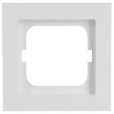 Busch-Jaeger Abdeckrahmen 1-fach 1721-284 | Schalterrahmen Unterputz | Kunststoff | IP20 | glänzend | studioweiß