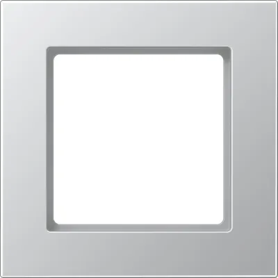 JUNG Rahmen 1-fach | Abdeckrahmen Unterputz | waagerecht/vertikal | Thermoplast | IP44 | Aluminium
