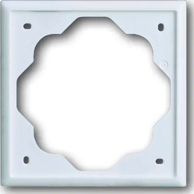 Busch-Jaeger Abdeckrahmen 1-fach 1721-74 | Unterputzrahmen Kunststoff Thermoplast | glänzend | alpinweiß