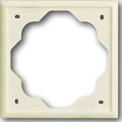Busch-Jaeger Rahmen 1-fach 1721-72 | Abdeckrahmen Unterputz | Thermoplast glänzend | elfenbeinweiß | IP20