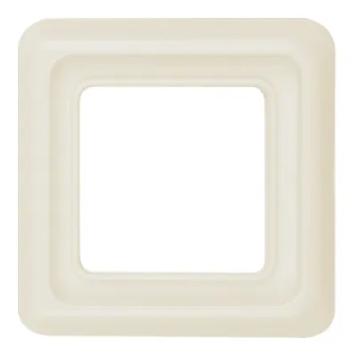 Berker Rahmen 1-fach 1328 | Abdeckrahmen IP44 | Unterputz | Kunststoff Thermoplast | glänzend | weiß | RAL 1013