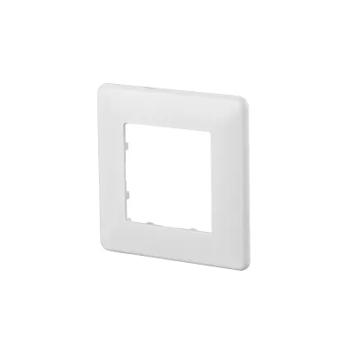 METZ CONNECT Abdeckplatte 820395-0102-I | E-DAT Modul Anschlussdose | 80x80mm | Kunststoff | reinweiß RAL 9010