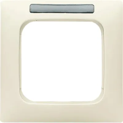Busch-Jaeger Abdeckrahmen 1-fach 1721 NSKA-212 | Duro 2000 SI | Sichtfenster | Kunststoff | cremeweiß | glänzend