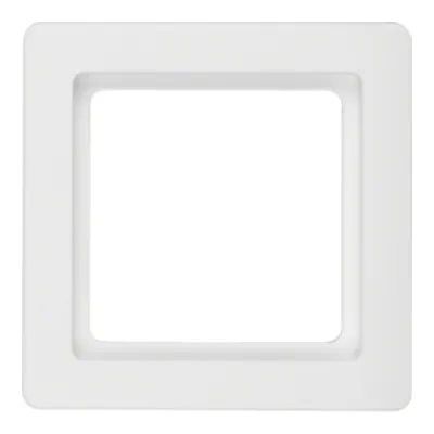 Berker Rahmen 1-fach Q.1 10116089 | Abdeckrahmen Unterputz | Kunststoff Duroplast matt | polarweiß samt | IP20