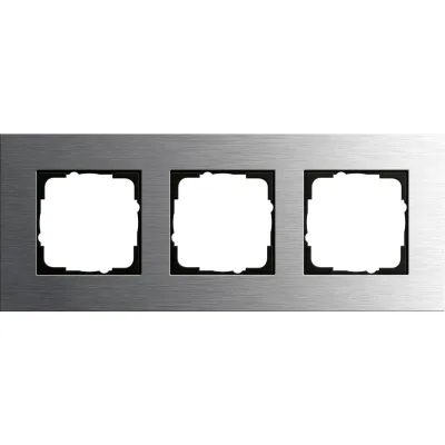 Gira Abdeckrahmen 3-fach 0213219 Esprit | Edelstahl gebürstet | Unterputz | horizontal & vertikal | IP21
