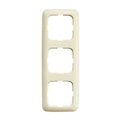 Busch-Jaeger Abdeckrahmen 3-fach 2513-212 | Busch-Duro 2000 SI | Unterputz | Duroplast | cremeweiß