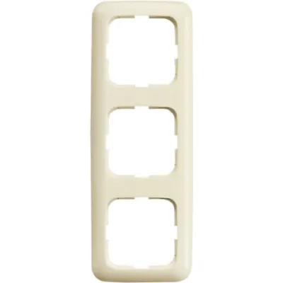 Busch-Jaeger Abdeckrahmen 3-fach 2513-212 | Busch-Duro 2000 SI | Unterputz | Duroplast | cremeweiß