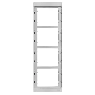 Rahmen-Türstation 4f AP si Alu 125x395x20mm