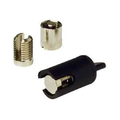 Krüger-Werke Abzweigklemme GURO-MC25-I-4 | Kabelabzweigklemme 10-25 mm² | Messing vernickelt | isoliert | 4 Stück