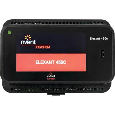 Raychem Temperaturregler ELEXANT 450c | elektronischer Thermostat | 2 Heizkreise | DIN-Schiene | Rohrleitungsfrostschutz