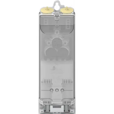 Krüger-Werke Sicherungskasten EKM 2050/89200 | 3xD01 E14 | Mastmontage | IP54 | 257x82x63 mm | grau