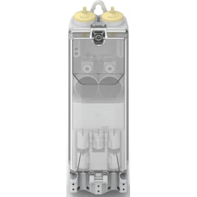 Raychem Kabelübergangskasten EKM 2020 / 94260 | 2x E14 D01 Neozed | für Lichtmast 1–3 Kabel bis 5x16mm² | IP44 | Grau