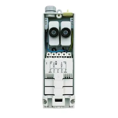 Raychem Übergangs- & Sicherungskasten EKM-2050F-2D1-5S/S | für Lichtmasten ab Ø89mm | 2x D01 E14 | IP54 | grau