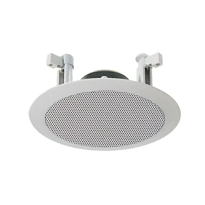 Altavoz Einbaulautsprecher RC-106 | 100V Übertrager | 6W/15W | Deckenmontage | 200mm Ø | 8 Ohm | Weiß