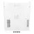 Bild: Rear cover（Automatic water refilldrain） 201-2453-0041