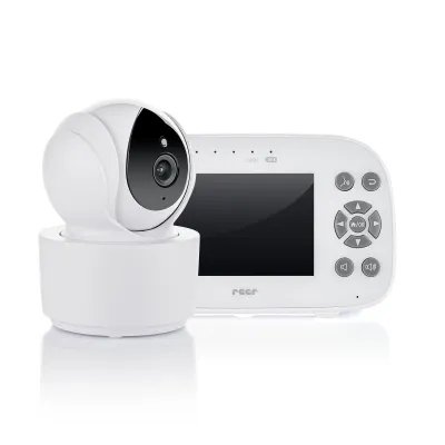 REER Video-Babyphone BabyCam XL Move | 4,3" Farbmonitor | Nachtsicht | Schwenkkamera | 300m Reichweite