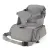 Bild: Reer Sitzerhöhung Growing 85041 | Boostersitz 10-36 Monate | 3-Punkt-Gurt | rPET | kompakt & tragbar | grau-melange