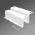 Bild: REGIOLUX Befestigungssatz DW 235/80 Anbausatz Deckenwinkel 37290001100 | Stahl | 85x265x80 mm | weiß RAL9016