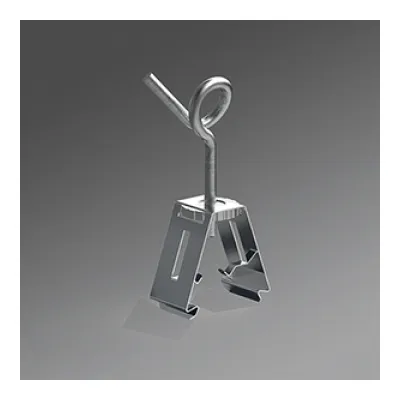 Regiolux Kettenabhängung SDH 18900039100 | Montage-Zubehör für SDT ATS | Edelstahl | 80x38x100 mm | Kettenhaken M6