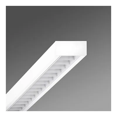 Regiolux LED Raster-Anbauleuchte cubus-RSAXC1200 | 3200lm 4000K neutralweiß | UGR<19 | 1188x140mm | Stahl weiß